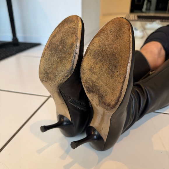 Gucci | Tall Leather Heeled Boots, 7 - Picture 4 of 7